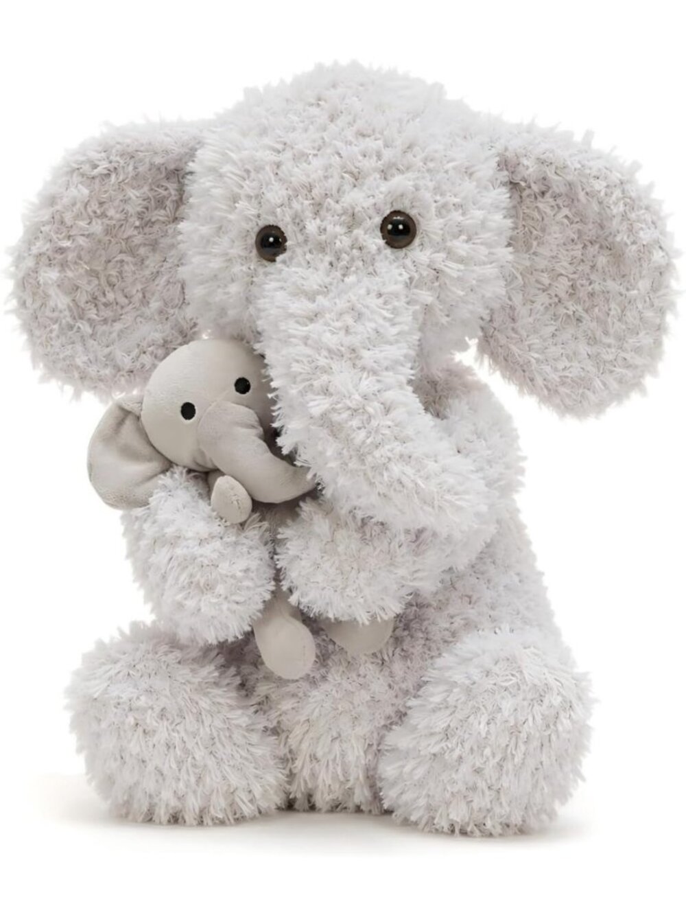 Adorable Mommy & Baby Elephant Plush Set | Soft Stuffed Animal Toys for Kids